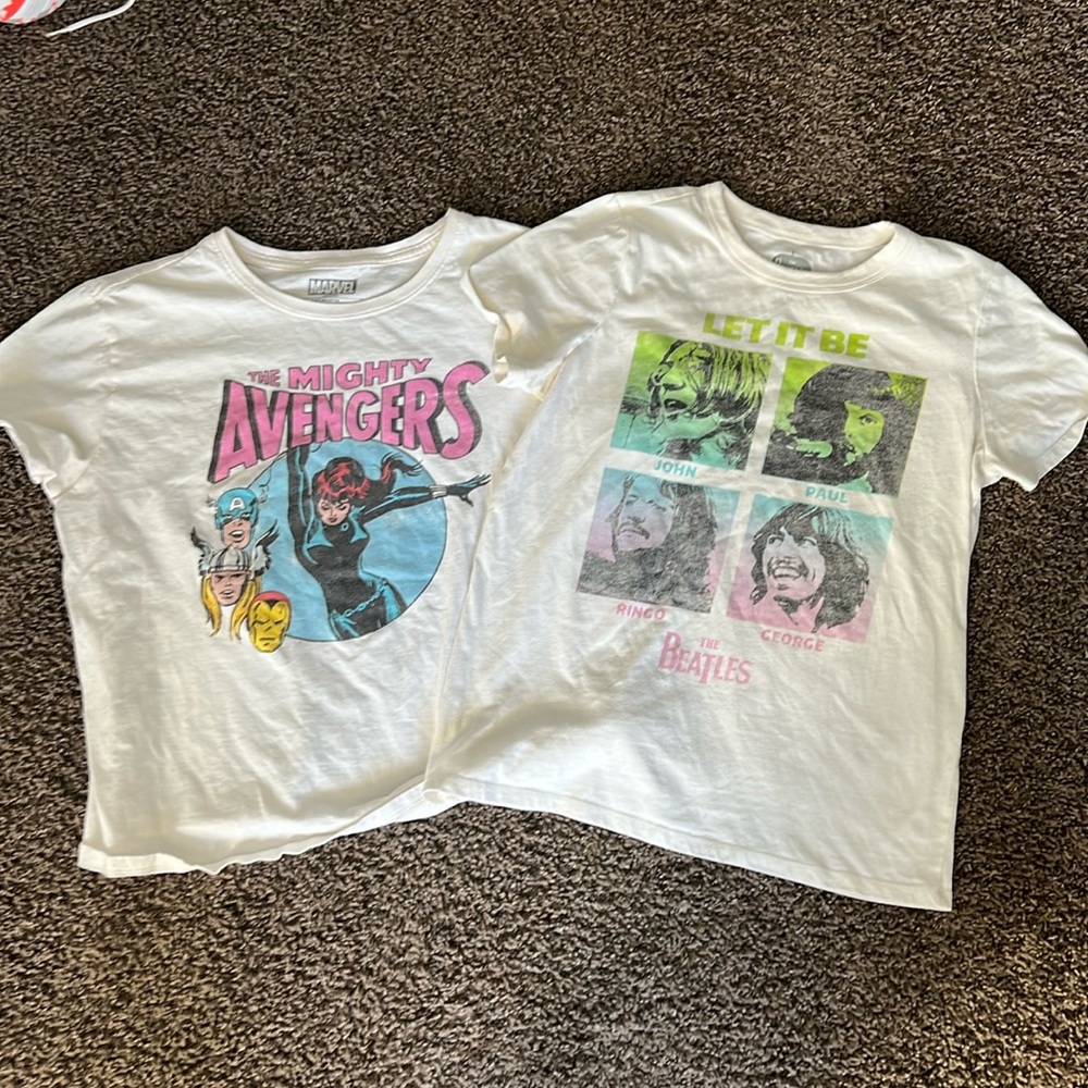 Cute preppy graphic tees! Both are from target!